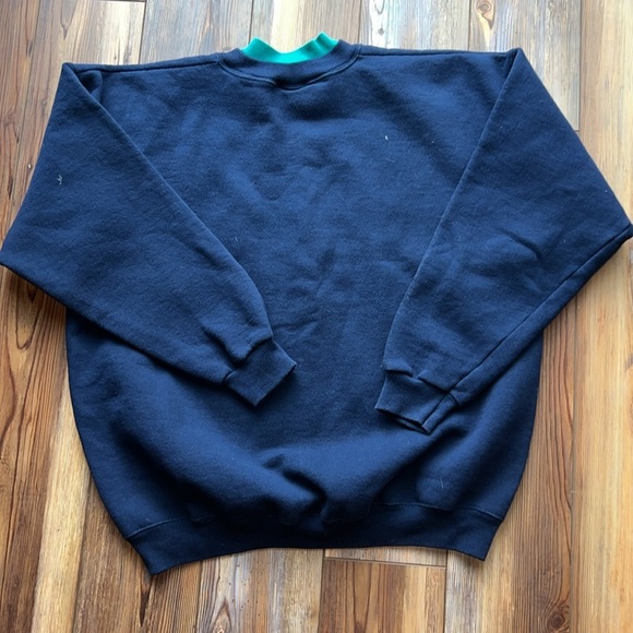 Vintage Heavy Weight Lee Double Crew Neck Virginia Sweatshirt XL - Picture 5 of 7